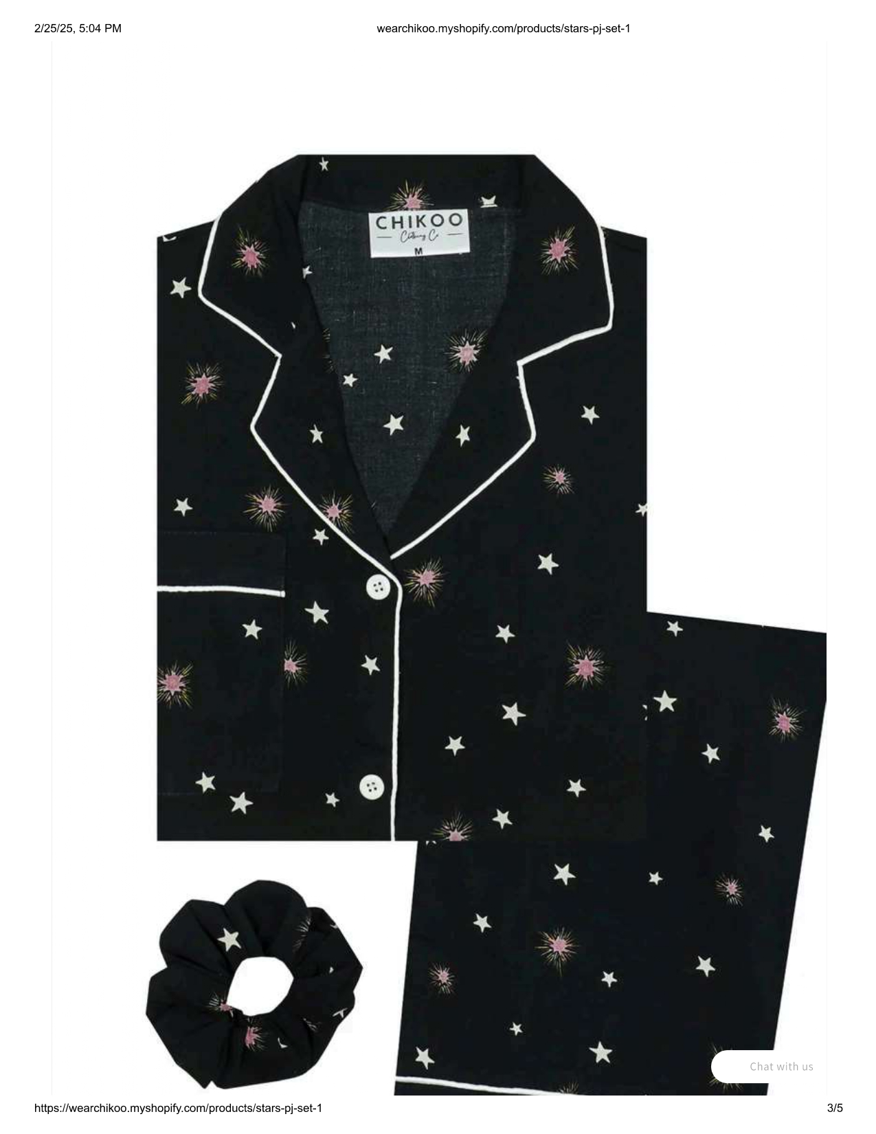 Star PJ Set